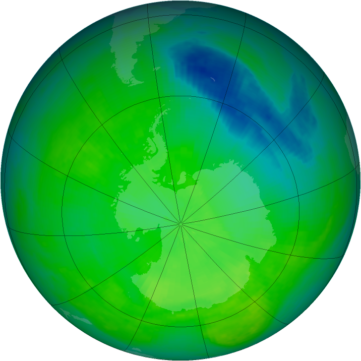 Ozone Map 2002-11-10